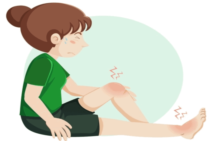 massaggio linfodrenaggio per sgonfiare le ginocchia