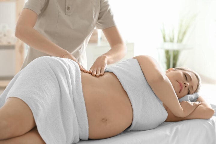Massaggio linfodrenante post parto cesareo
